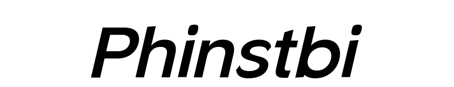 Phinster Bold Italic Font Download Free