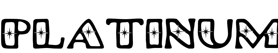 Platinum Hub Caps Polished Font Download Free