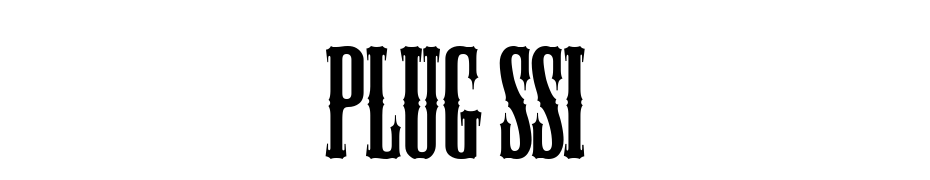 Plug SSi Font Download Free