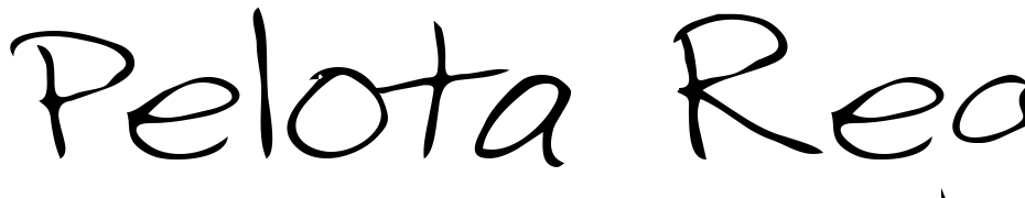 Pelota Regular Font Download Free