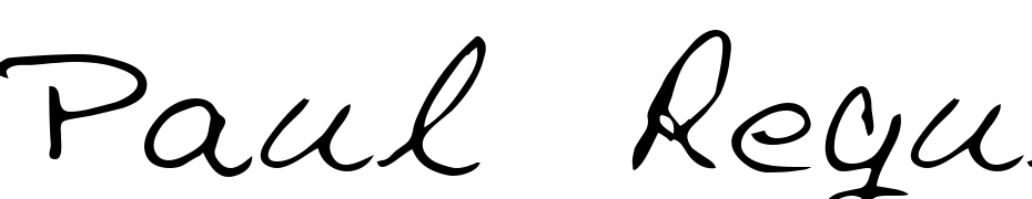 Paul Regular Font Download Free