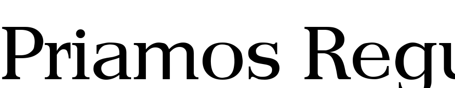 Priamos Regular Font Download Free