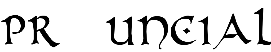 PR Uncial Alt Caps Font Download Free