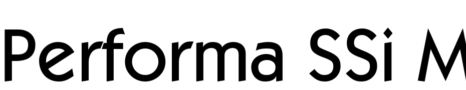Performa SSi Medium Font Download Free