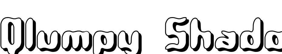 Qlumpy Shadow BRK Font Download Free