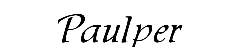 Paulper Regular Font Download Free