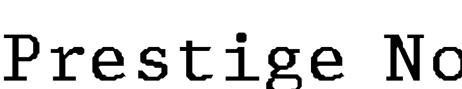 Prestige Normal Font Download Free
