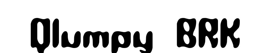 Qlumpy BRK Font Download Free