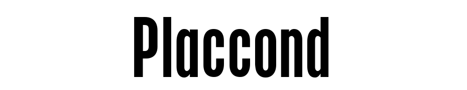Placcond Font Download Free