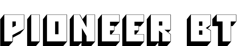 Pioneer BT Font Download Free