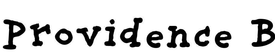 Providence Bold Font Download Free