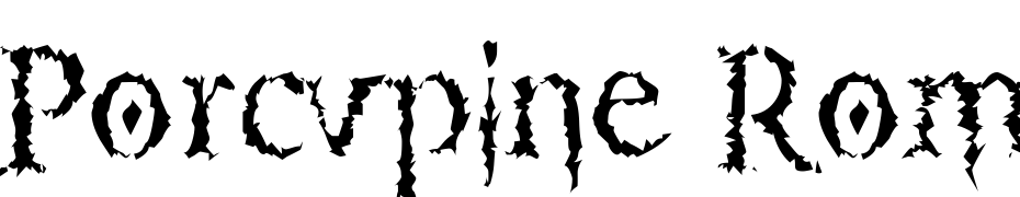 Porcupine Roman Font Download Free