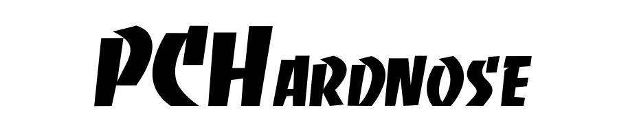 PCHardnose Font Download Free