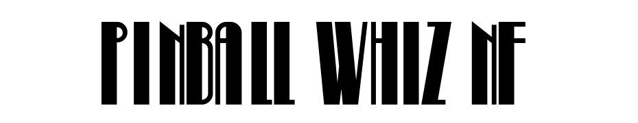 Pinball Whiz NF Font Download Free