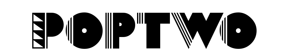 Poptics Two Font Download Free