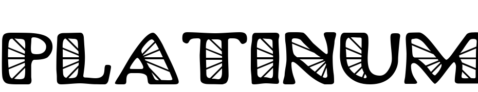 Platinum Hub Caps Spoked Font Download Free