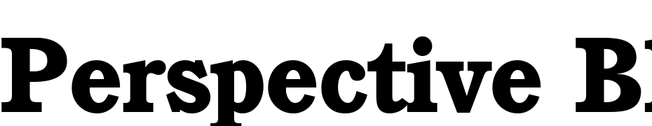 Perspective Black SSi Normal Font Download Free