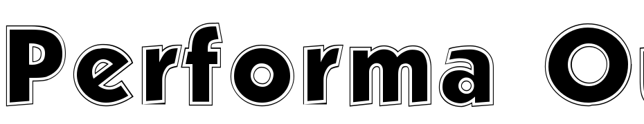 Performa Outline SSi Outline Font Download Free