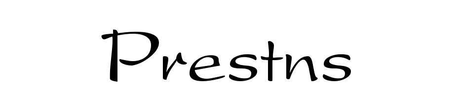 Preston Script Regular Font Download Free