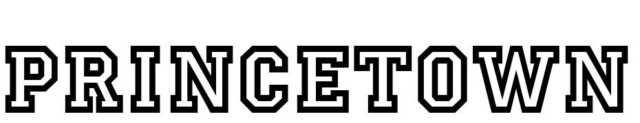 Princetown D Font Download Free