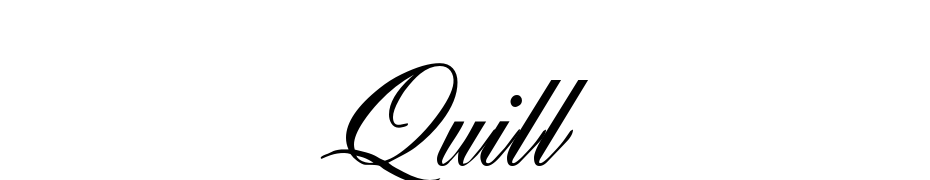 Quill Yazı tipi ücretsiz indir