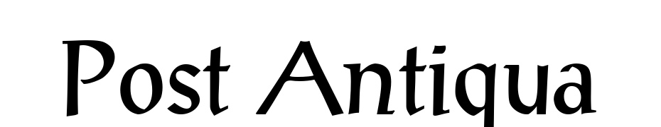Post Antiqua Font Download Free