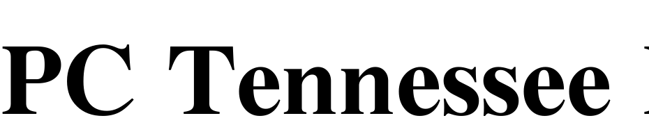 PC Tennessee Bold Font Download Free