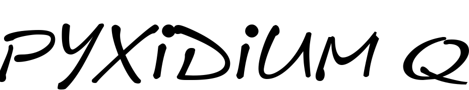 Pyxidium Quick Regular Font Download Free