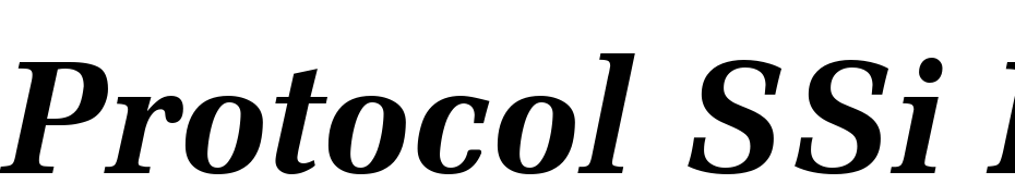 Protocol SSi Bold Italic Font Download Free