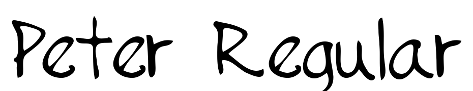 Peter Regular Font Download Free