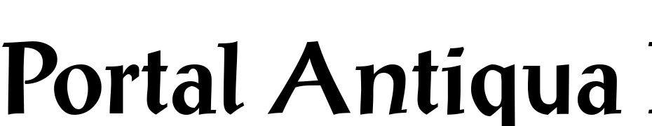 Portal Antiqua Bold Font Download Free