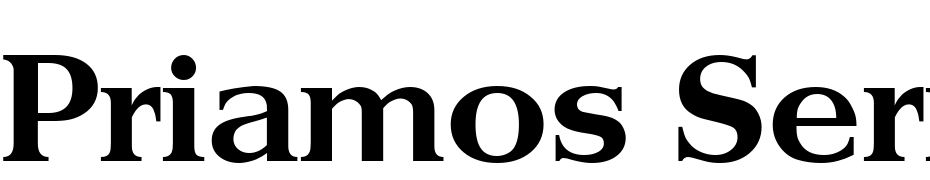 Priamos Serial Bold DB Font Download Free