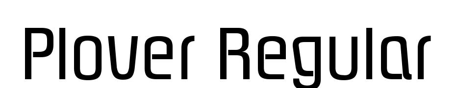 Plover Regular Font Download Free
