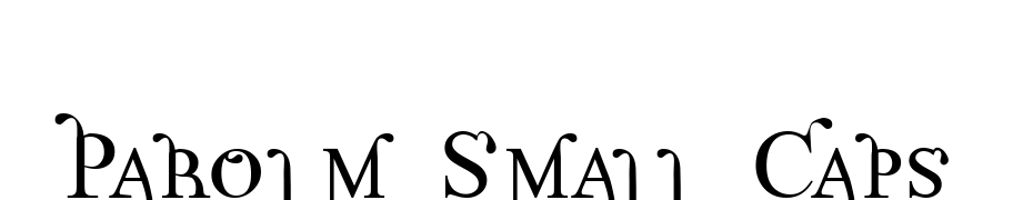 Parolm Small Caps Font Download Free