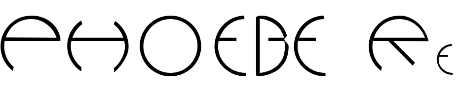 PHOEBE Regular Font Download Free