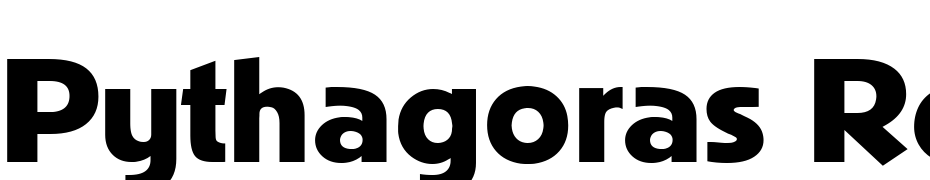 Pythagoras Regular Font Download Free