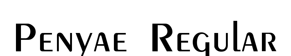 Penyae Regular Font Download Free