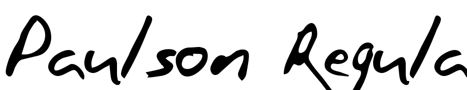 Paulson Regular Font Download Free