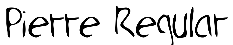 Pierre Regular Font Download Free