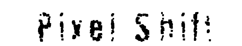 Pixel Shift Font Download Free