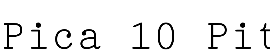 Pica 10 Pitch BT Font Download Free