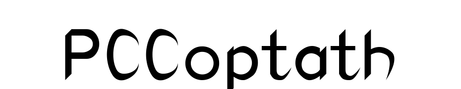 PCCoptath Font Download Free