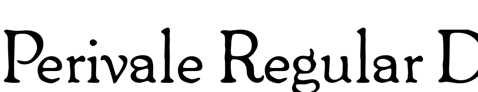 Perivale Regular DB Font Download Free