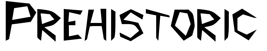 Prehistoric Font Download Free