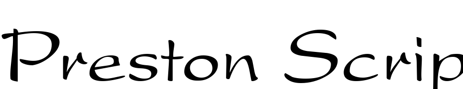 Preston Script Regular Font Download Free