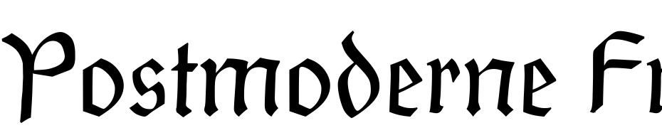 Postmoderne Fraktur Font Download Free