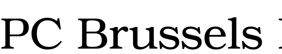 PC Brussels Light Font Download Free