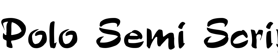 Polo Semi Script Font Download Free