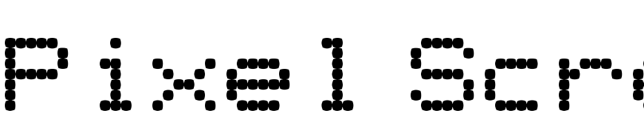 Pixel Screen Regular Font Download Free