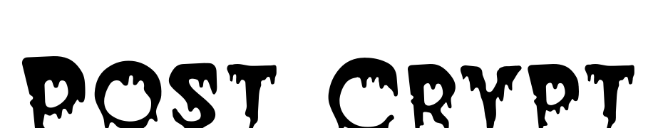 Post Crypt Font Download Free